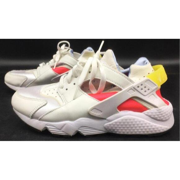 Nike Shoes - Nike Air Huarache Run White Bright Crimson Volt DH4439-106 sz 8 Retro Women's